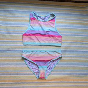 ⭐ NWOT Eddie Bauer Reversible sporty bikini XL 14/16